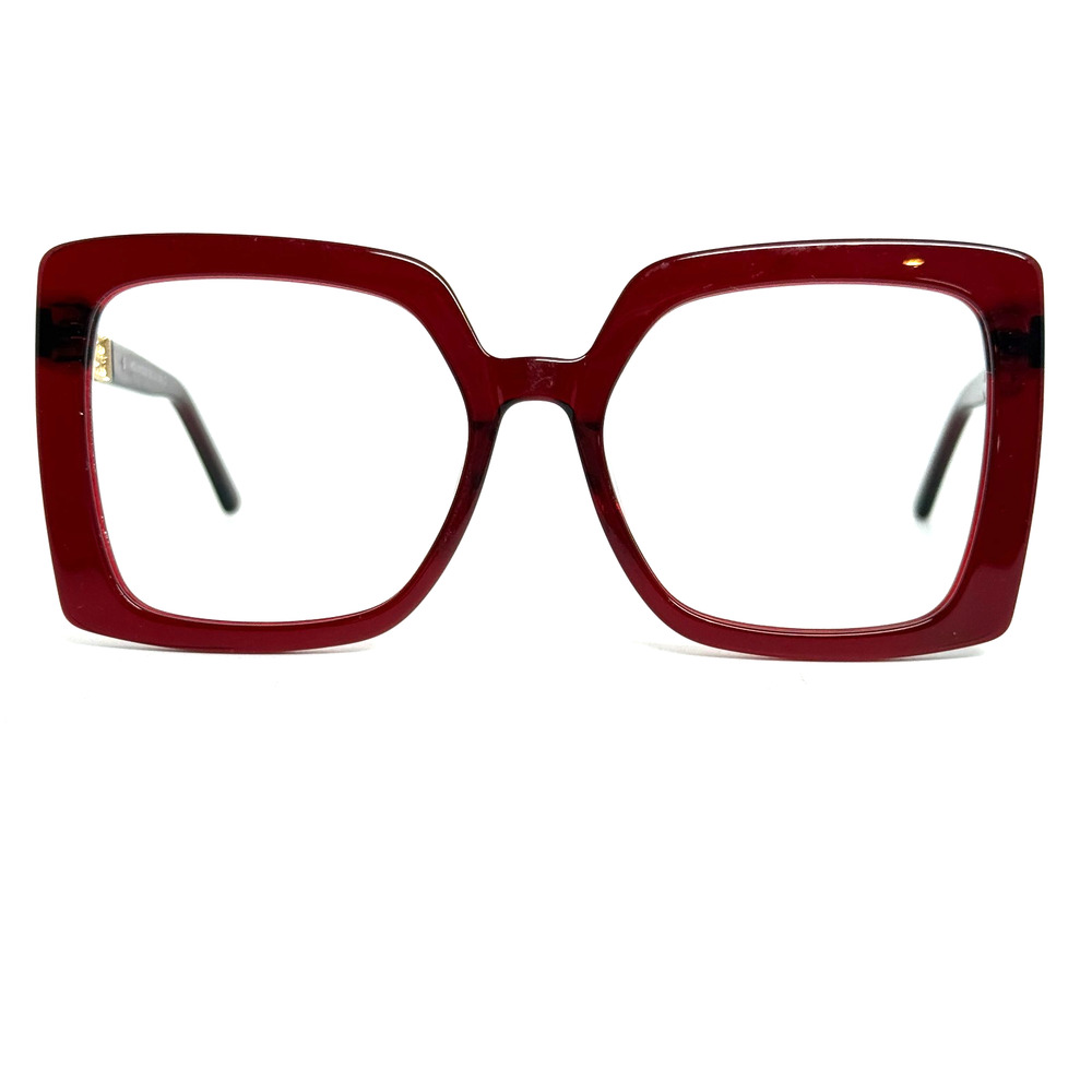 Eyebuydirect Hollywood Eyeglasses Frames Red Full Rim 56-18-145 H19741‎